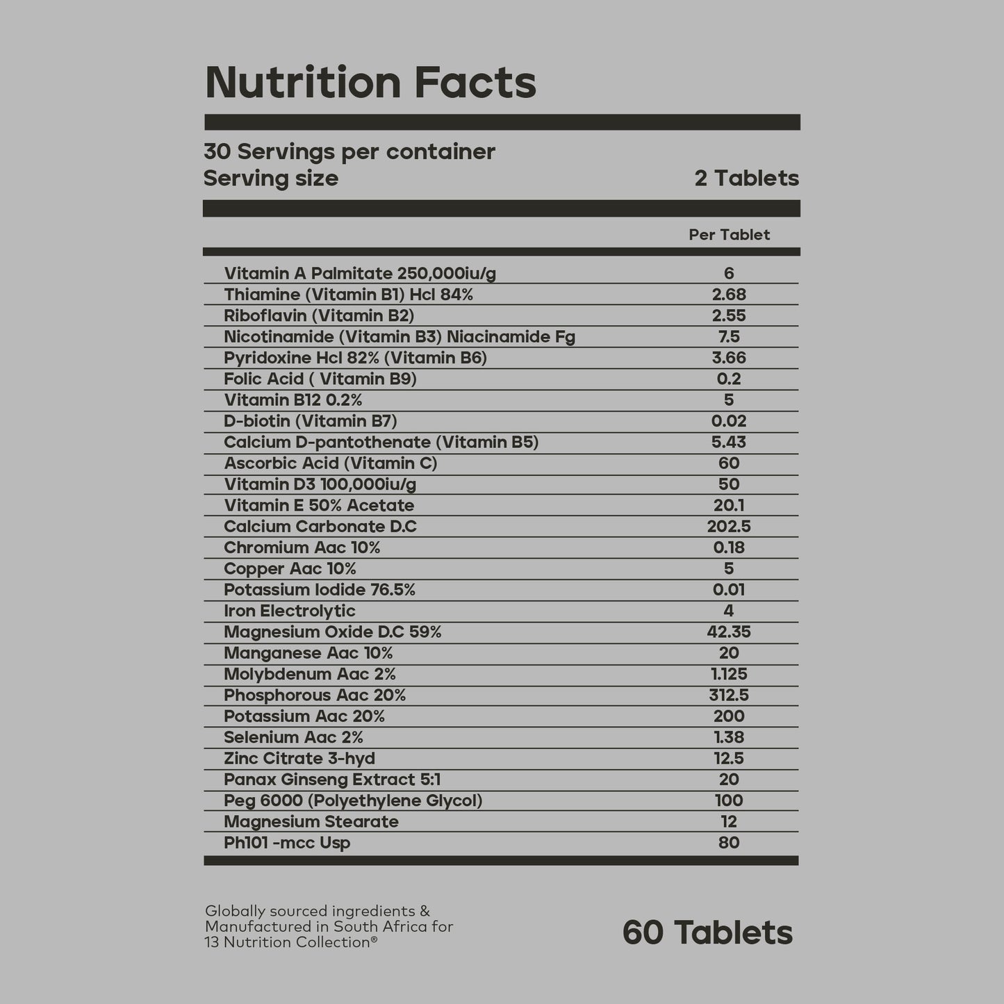 13 Nutrition MultiVitamin