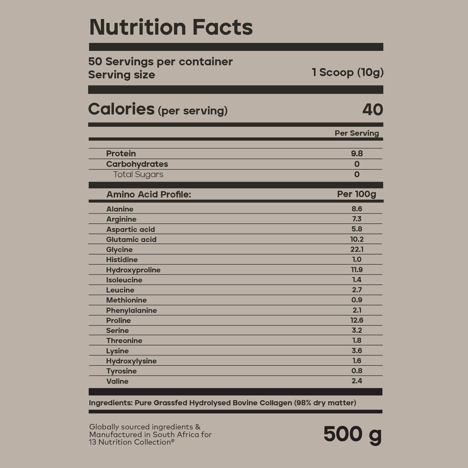 13 Nutrition Hydrolysed Collagen