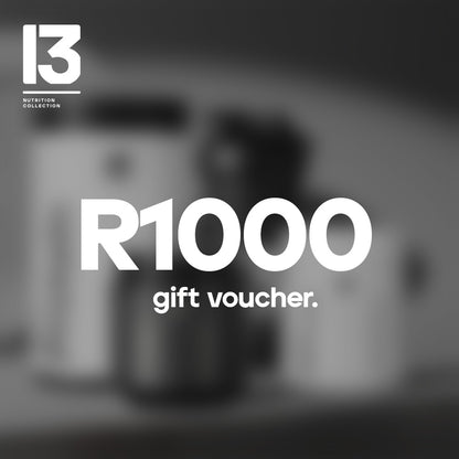 13 Nutrition Gift Vouchers