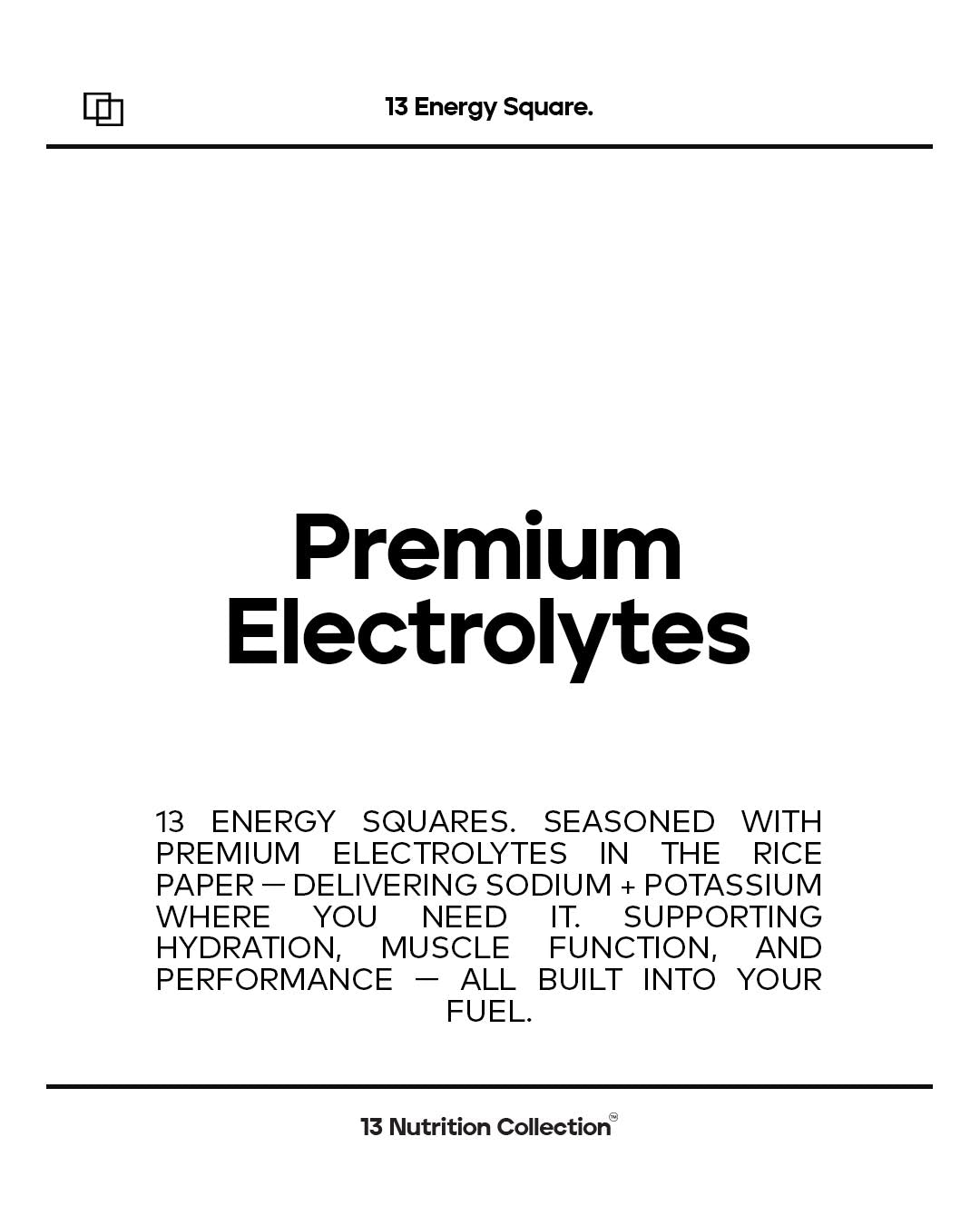13 Energy Squares.